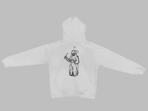 ✦ The Wizard’s Curse ✦ Oversized Hoodie ✦ Snow Hex Edition - MedievalDrip