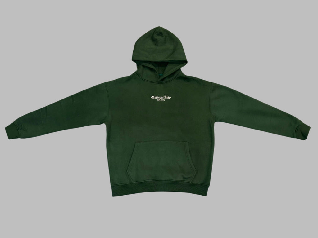 ✦ The Wizard’s Curse ✦ Oversized Hoodie ✦ Dark Forest Edition - MedievalDrip