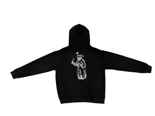 ✦ The Wizard’s Curse ✦ Oversized hoodie ✦ Midnight Edition - MedievalDrip
